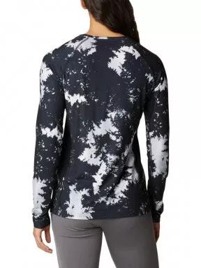 Columbia W Omni-Heat Infinity Knit LS Crew női aláöltöző felső fekete színben 3