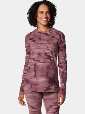 Columbia Omni-Heat Infinity Knit LS Crew női aláöltöző felső lila színben 1