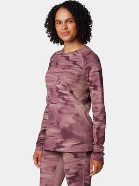 Columbia Omni-Heat Infinity Knit LS Crew női aláöltöző felső lila színben 3