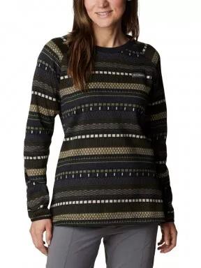 Columbia Sweater Weather Crew női pulóver fekete színben 1