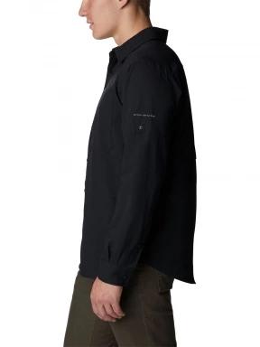 Columbia Silver Ridge Utility Lite Long Sleeve Shirt férfi hosszú ujjú túraing fekete színben 3