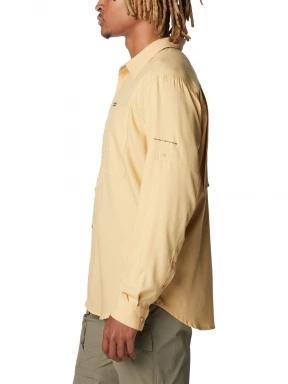 Columbia Silver Ridge Utility Lite Long Sleeve Shirt férfi hosszú ujjú túraing sárga színben 3