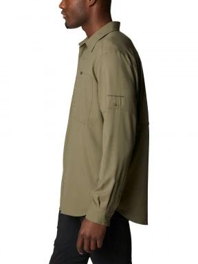 Columbia Silver Ridge Utility Lite Long Sleeve Shirt férfi hosszú ujjú túraing zöld színben 3