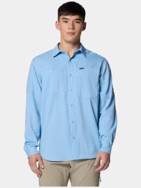 Columbia Silver Ridge Utility Lite Long Sleeve Shirt férfi hosszú ujjú túraing kék színben 1