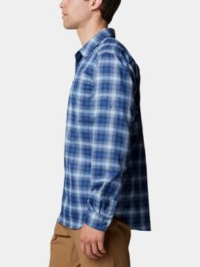 Columbia Silver Ridge Utility Lite Plaid Long Sleeve Shirt férfi túraing kék színben 3