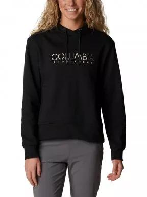 Columbia Columbia Lodge Hoodie női kapucnis pulóver fekete színben 1
