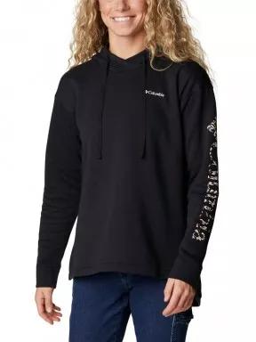 Columbia Columbia Trek Special Graphic Hoodie női kapucnis pulóver fekete színben 1