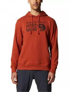 Mountain Hardwear MHW Logo Pullover Hoody férfi kapucnis pulóver narancssárga színben 1