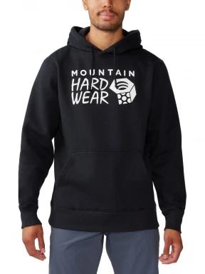Mountain Hardwear MHW Logo Pullover Hoody férfi kapucnis pulóver fekete színben 1