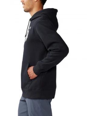 Mountain Hardwear MHW Logo Pullover Hoody férfi kapucnis pulóver fekete színben 3
