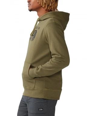 Mountain Hardwear MHW Logo Pullover Hoody férfi kapucnis pulóver zöld színben 3