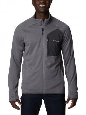 Columbia Triple Canyon Full Zip férfi polár pulóver szürke színben 1