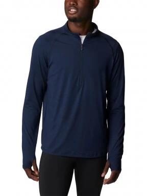 Columbia M Endless Trail 1/2 Zip Mesh Long Sleeve férfi polár pulóver fekete színben 1