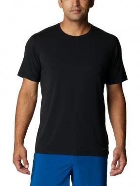 Columbia M Endless Trail Running Tech Tee férfi rövid ujjú sport póló fekete színben 1