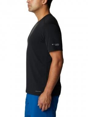 Columbia M Endless Trail Running Tech Tee férfi rövid ujjú sport póló fekete színben 3