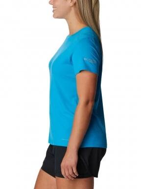 Columbia W Endless Trail Running Tech Tee női rövid ujjú sport póló kék színben 3