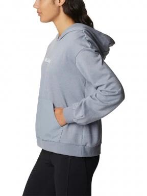 Columbia Columbia Logo III French Terry Hoodie női kapucnis pulóver szürke színben 3