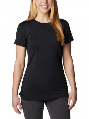 Columbia Leslie Falls Short Sleeve Shirt női rövid ujjú sport póló fekete színben 1