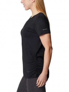 Columbia Leslie Falls Short Sleeve Shirt női rövid ujjú sport póló fekete színben 3