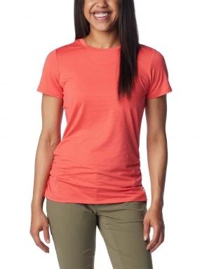 Columbia Leslie Falls Short Sleeve női ujjatlan sport póló piros színben 1
