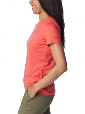 Columbia Leslie Falls Short Sleeve női ujjatlan sport póló piros színben 3