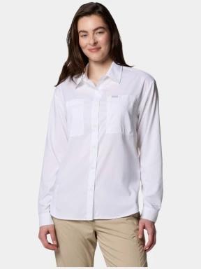 Columbia Silver Ridge Utility LS Shirt női hosszú ujjú túraing fehér színben 1
