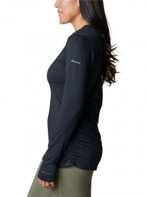 Columbia Leslie Falls Long Sleeve Shirt női hosszú ujjú sport póló fekete színben 3