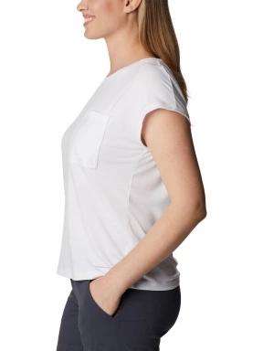 Columbia Boundless Trek Short Sleeve Tee női rövid ujjú póló fehér színben 3