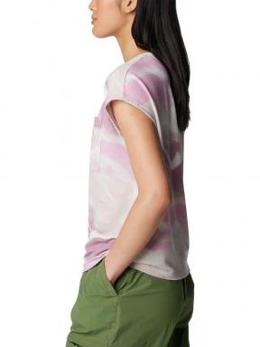 Columbia Boundless Trek Short Sleeve Tee női rövid ujjú póló magenta színben 3