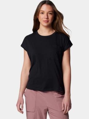 Columbia Boundless Trek Short Sleeve Tee női rövid ujjú póló fekete színben 1