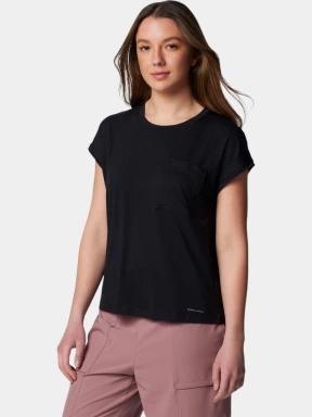 Columbia Boundless Trek Short Sleeve Tee női rövid ujjú póló fekete színben 3