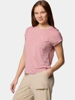 Columbia Boundless Trek Short Sleeve Tee női rövid ujjú póló rózsaszín színben 3