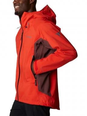 Columbia Mazama Trail Shell férfi esőkabát narancssárga színben 3