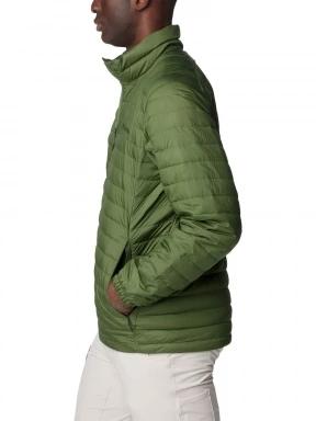Columbia Silver Falls Jacket férfi átmeneti kabát zöld színben 3
