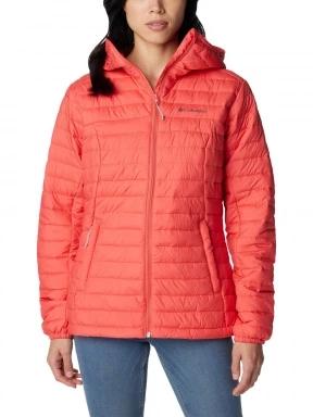 Columbia Silver Falls Hooded Jacket női steppelt átmeneti kabát piros színben 1