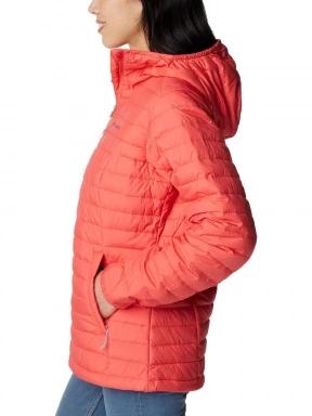 Columbia Silver Falls Hooded Jacket női steppelt átmeneti kabát piros színben 3