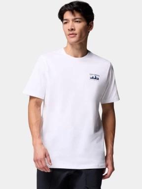 Columbia Explorers Canyon Back Short Sleeve Tee férfi rövid ujjú póló fehér színben 1