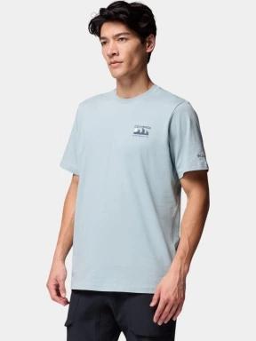 Columbia Explorers Canyon Back Short Sleeve Tee férfi rövid ujjú póló kék színben 1