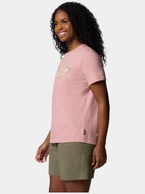 Columbia Boundless Beauty Logo SS Tee női rövid ujjú póló rózsaszín színben 3