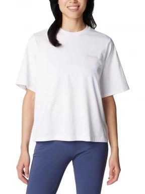 Columbia North Cascades Graphic Short Sleeve Tee női rövid ujjú póló fehér színben 1