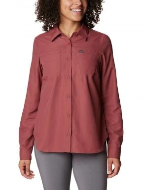 Columbia Silver Ridge 3.0 Long Sleeve Shirt női túraing piros színben 1