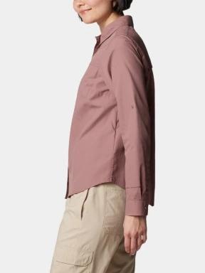 Columbia Silver Ridge 3.0 Long Sleeve Shirt női túraing lila színben 3