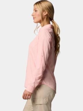 Columbia Silver Ridge 3.0 Long Sleeve Shirt női túraing rózsaszín színben 3