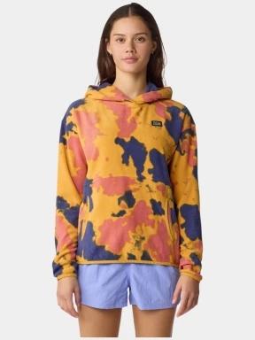 Mountain Hardwear Microchill Hoody női polár pulóver sárga színben 1