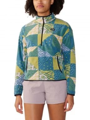 Mountain Hardwear Microchill Pullover női polár pulóver kék színben 1