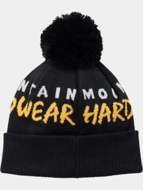 Mountain Hardwear ApresPro Beanie bojtos sapka fekete színben 1