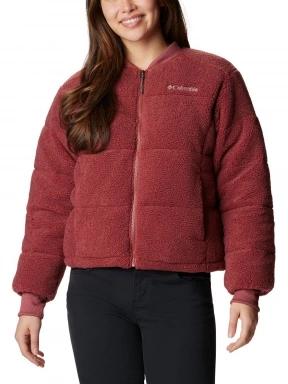 Columbia Puffect Novelty Jacket női utcai kabát piros színben 1