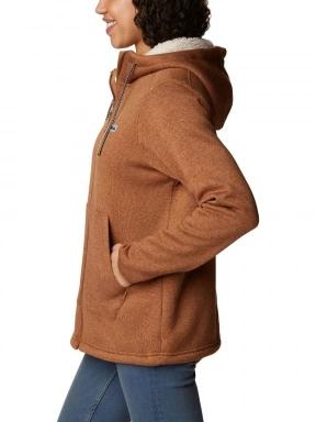 Columbia Sweater Weather Sherpa Full Zip női polár pulóver barna színben 3