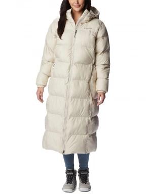 Columbia Puffect Long Jacket női télikabát homok színben 1