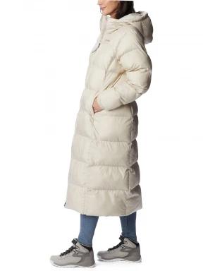 Columbia Puffect Long Jacket női télikabát homok színben 3
